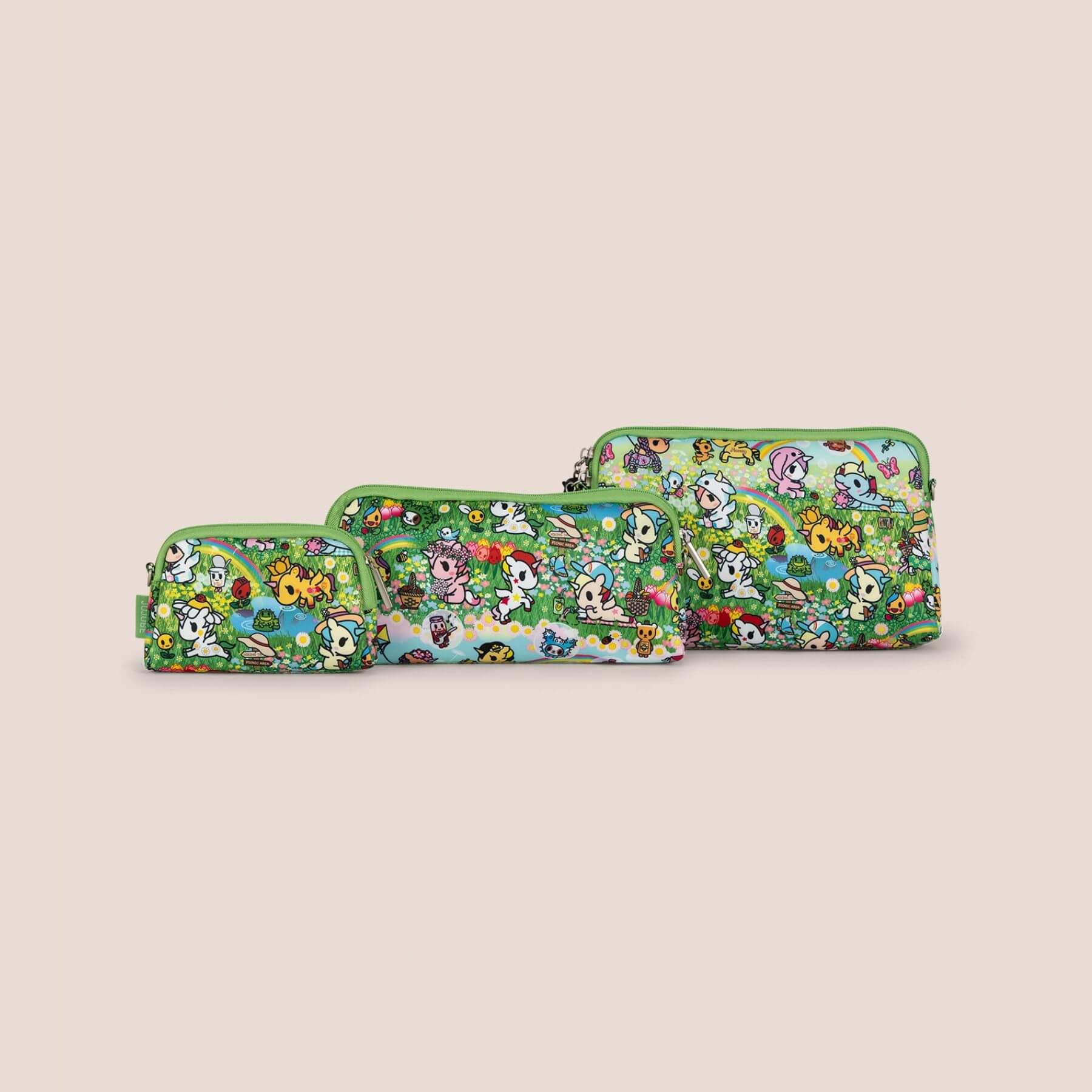 tokidoki Be Set 3-Piece Pouch Set - Meadow Blooms