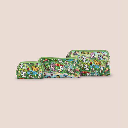 tokidoki Be Set 3-Piece Pouch Set - Meadow Blooms