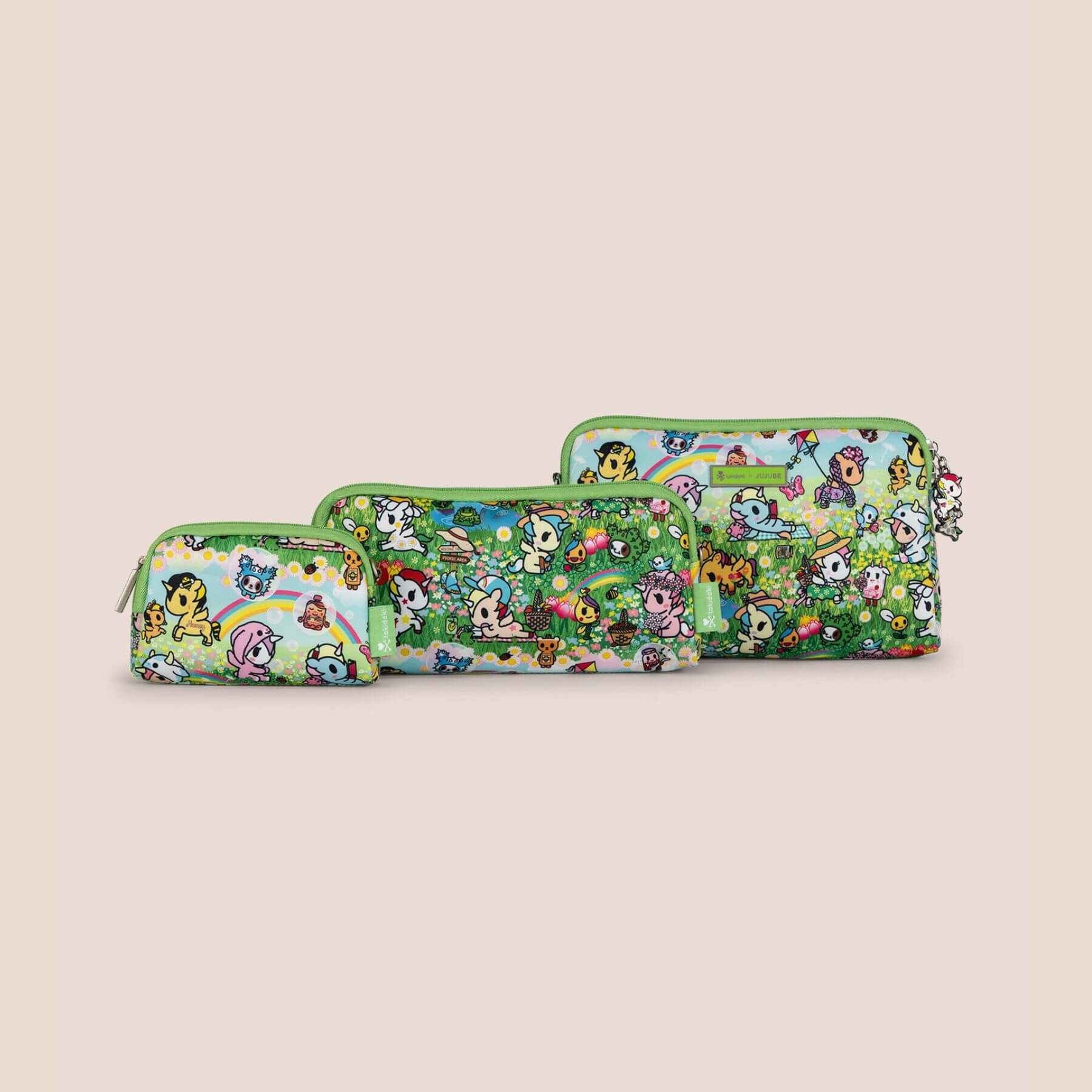 tokidoki Be Set 3-Piece Pouch Set - Meadow Blooms