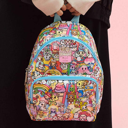 tokidoki Everyday Mini Backpack - 20th Anniversary Celebration held by a person