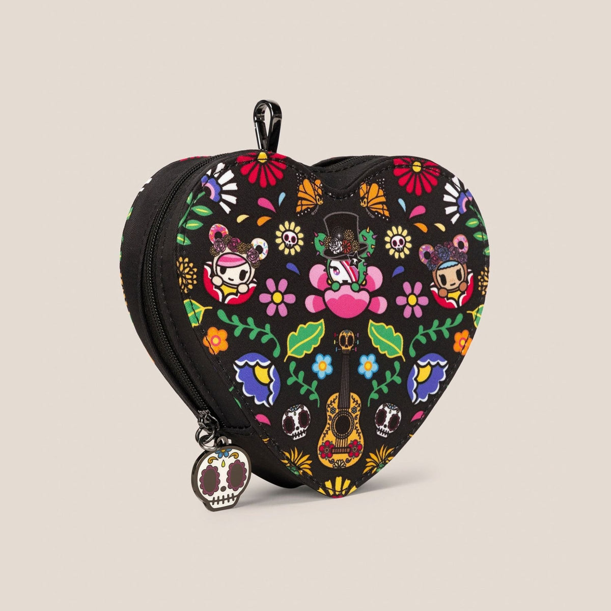 tokidoki Heart Mini Bag Clip-On Pouch Accessory – Dia de los Muertos
