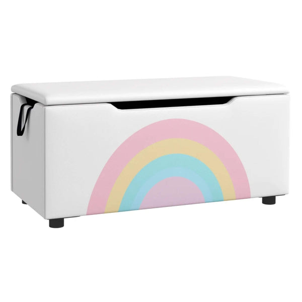 Qaba Toy Box Chest White