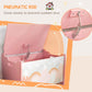 Detail of Qaba Toy Box with Lid, Toy Chest Storage Organizer for Bedroom, Pink