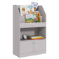 Qaba Toy Storage Cabinet Grey