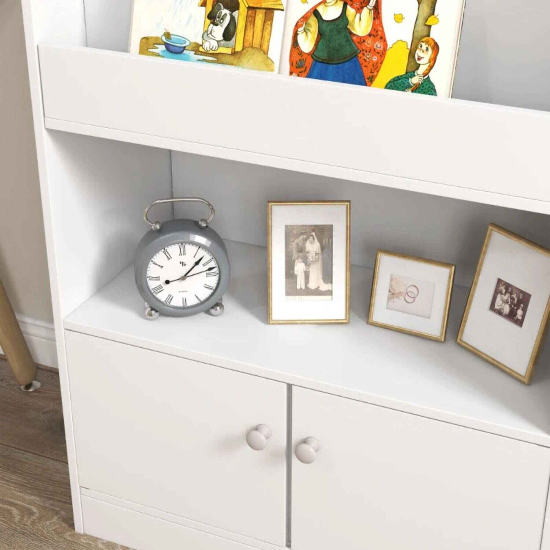 Detail of Qaba Toy Storage Cabinet White