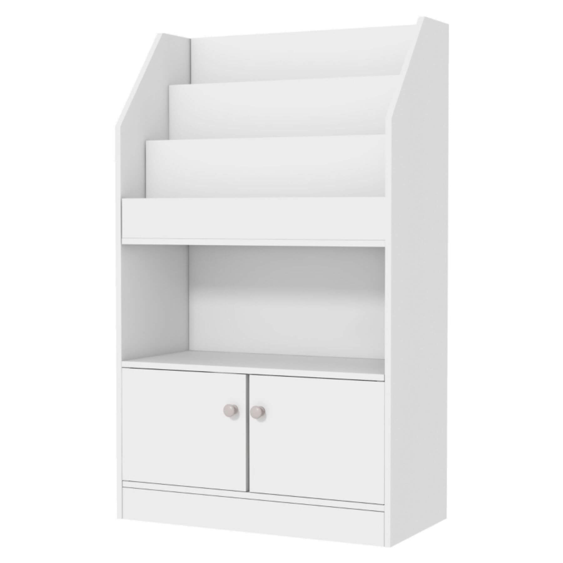 Qaba Toy Storage Cabinet White