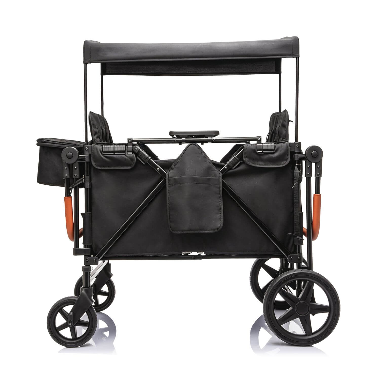 ToyRides Elite Wagon Stroller with 4-Seater - Black