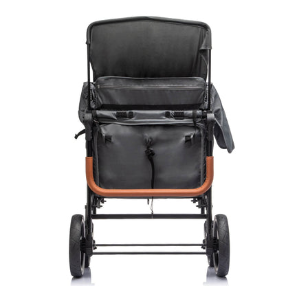 ToyRides Elite Wagon Stroller with 4-Seater - Gray