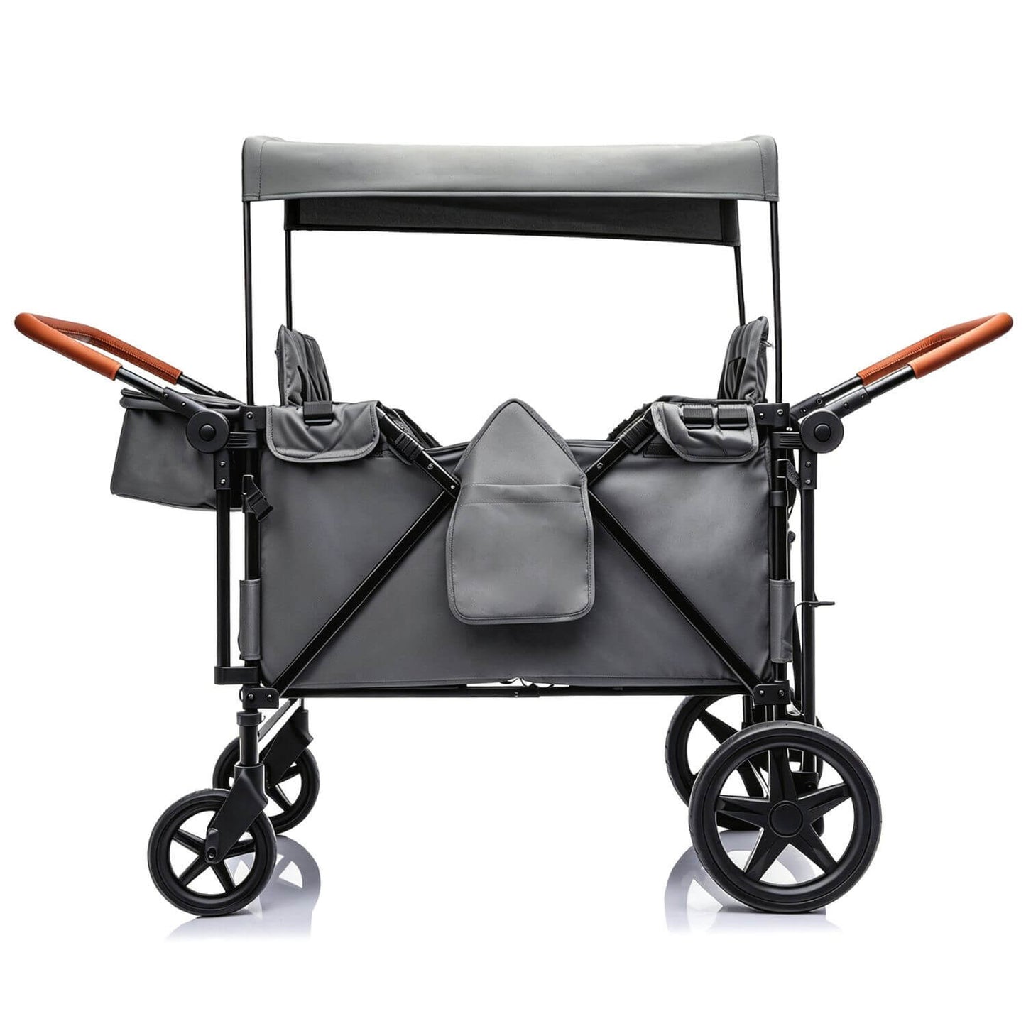 ToyRides Elite Wagon Stroller with 4-Seater - Gray