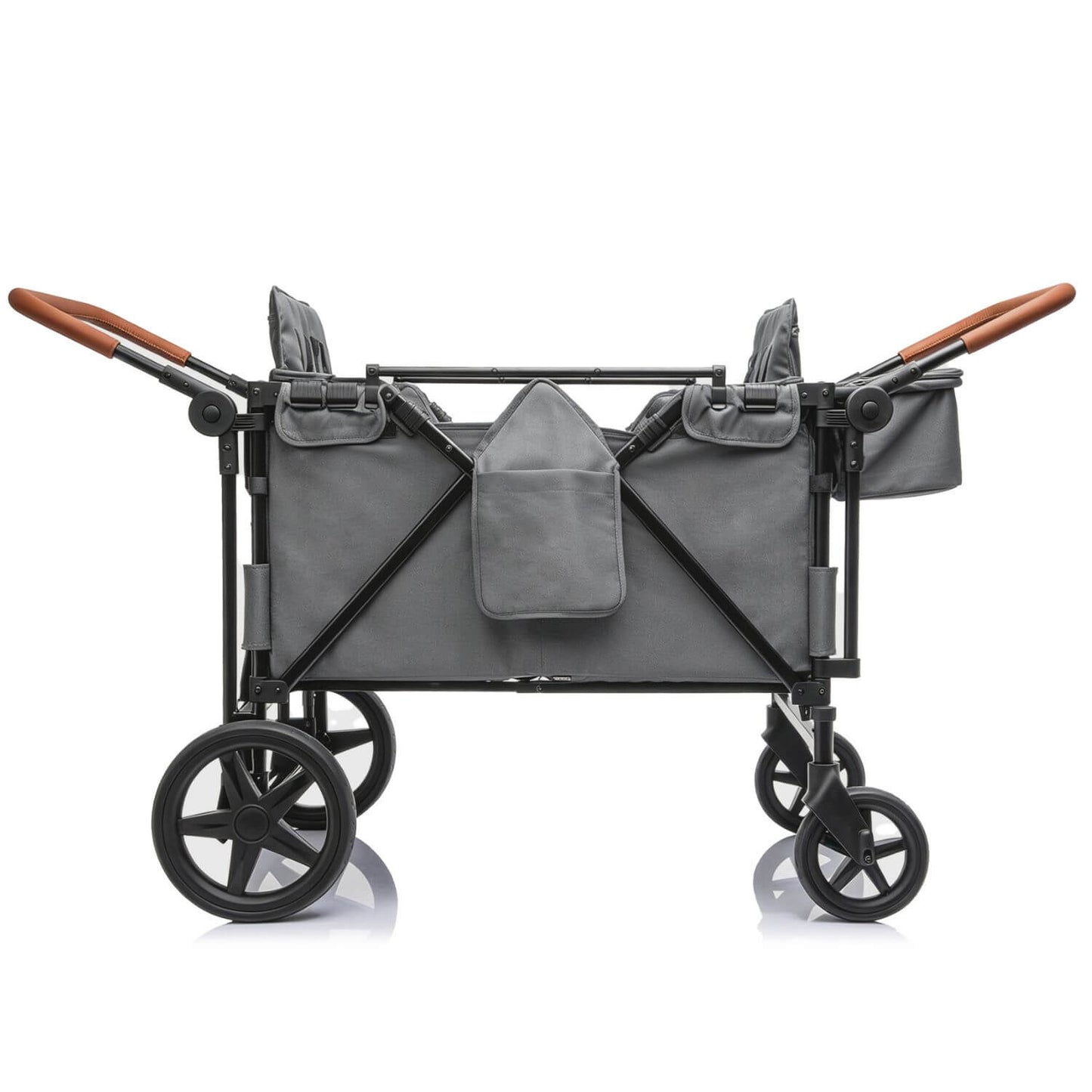 ToyRides Elite Wagon Stroller with 4-Seater - Gray