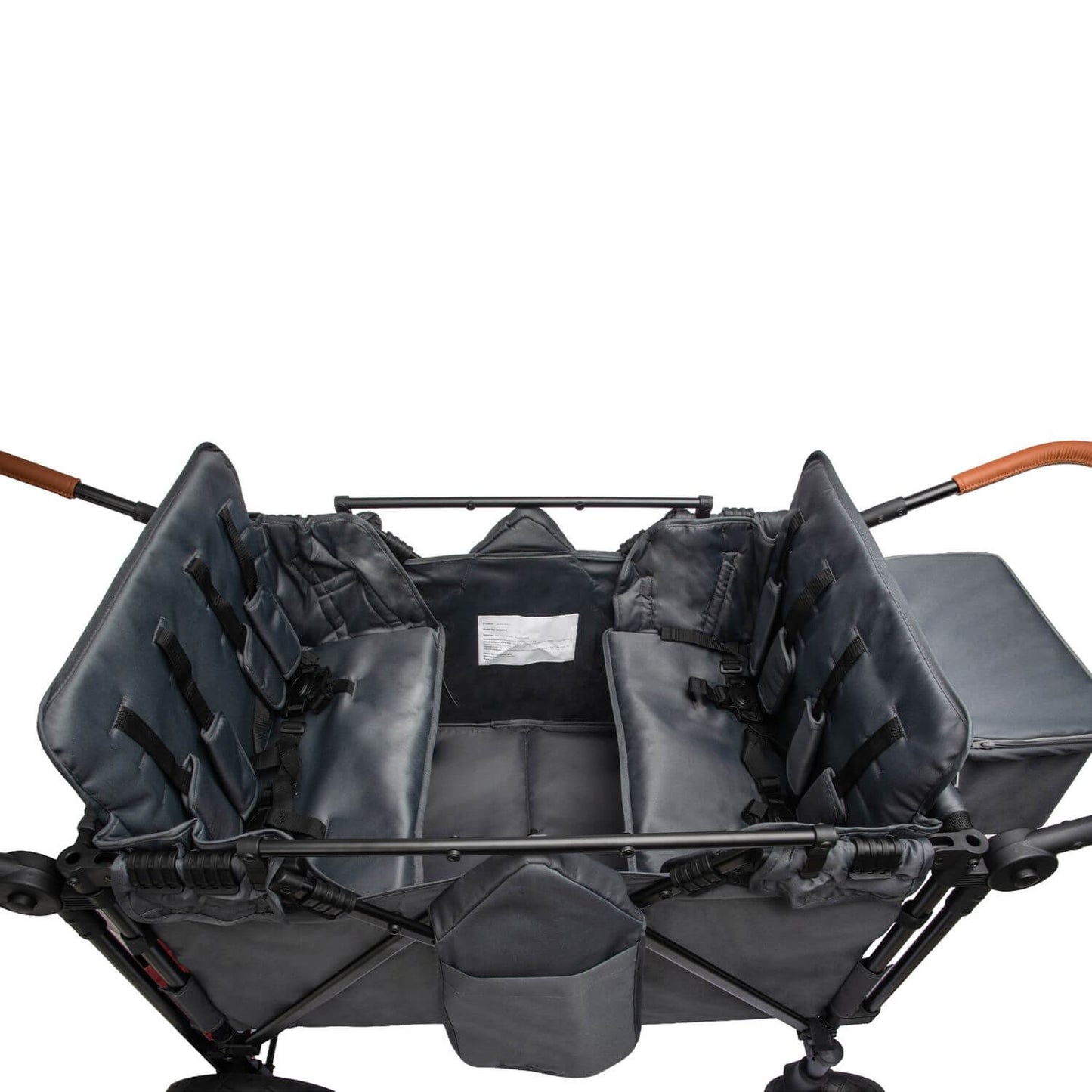 ToyRides Elite Wagon Stroller with 4-Seater - Gray