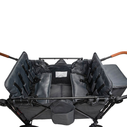 ToyRides Elite Wagon Stroller with 4-Seater - Gray