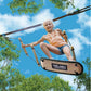 Girl Playing Trelines Treboard Surfin' Swing