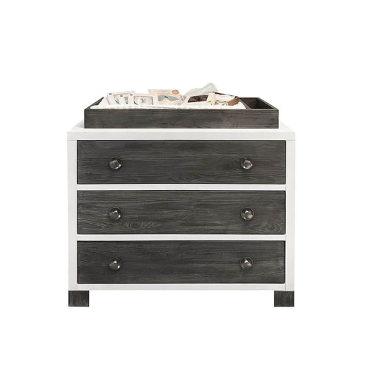 Milk Street Baby True 3 Drawer Dresser Mud with Snow