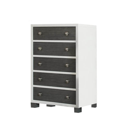 Milk Street Baby True 5 Drawer Chest Mud with Snow