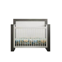 Milk Street Baby True 4-in-1 Convertible Crib, Mud with Snow