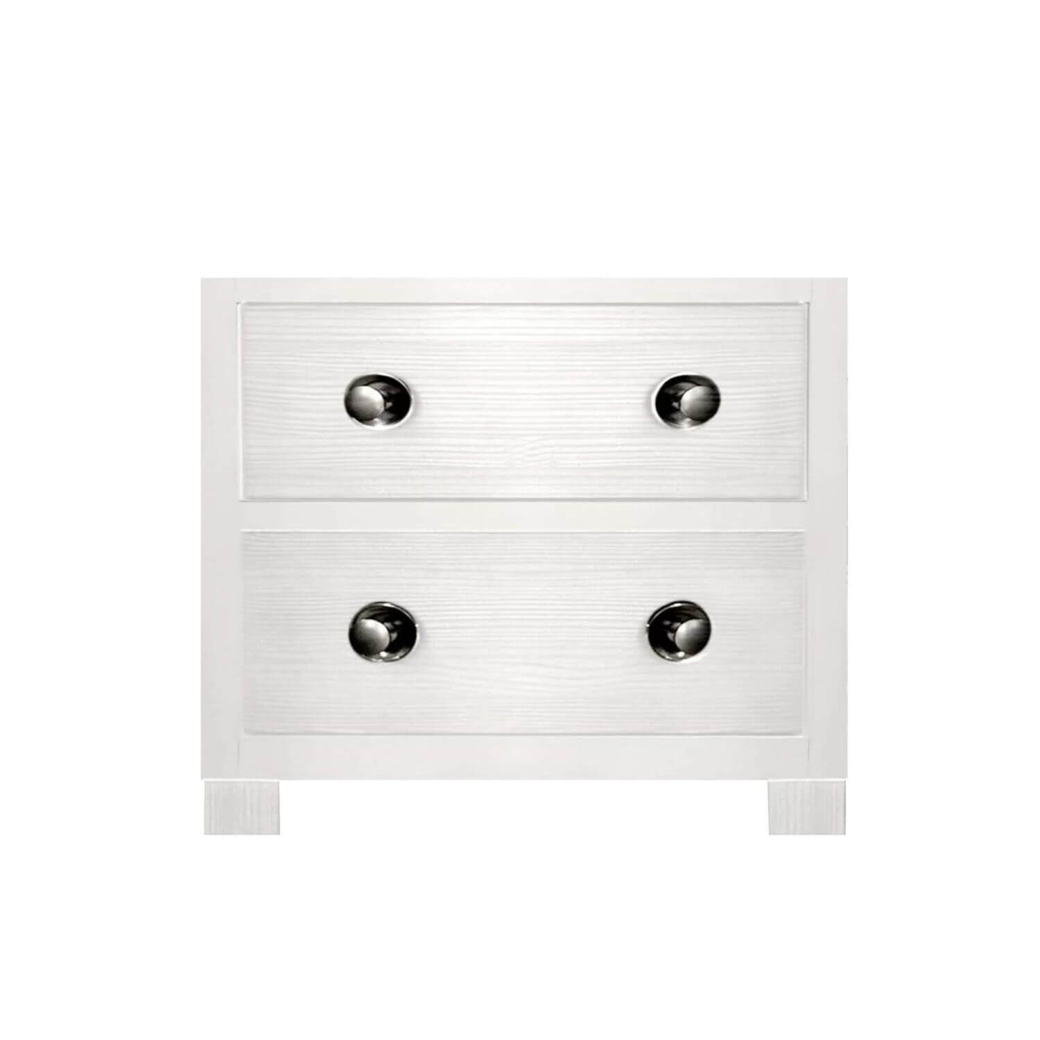 Milk Street Baby True 2 Drawer Nightstand Snowstorm