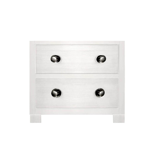 Milk Street Baby True 2 Drawer Nightstand Snowstorm