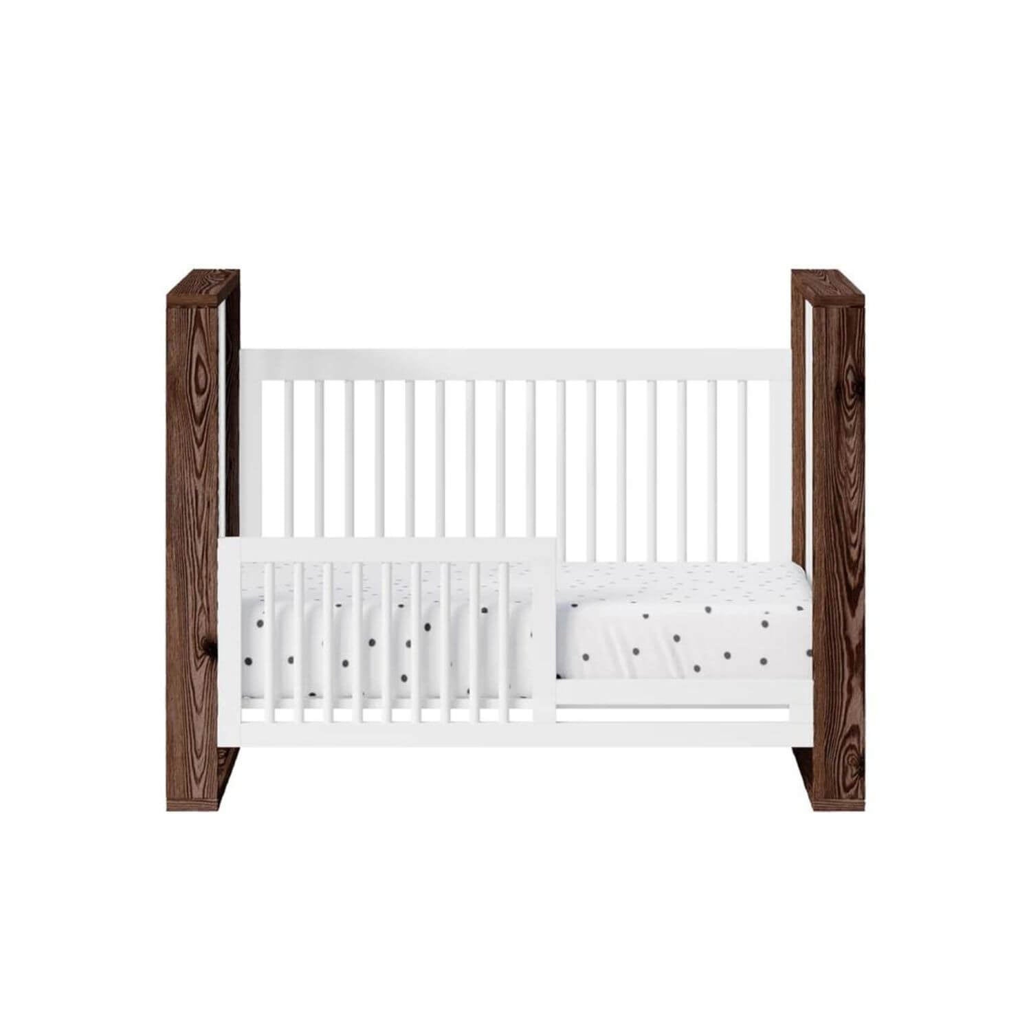 Milk Street Baby True Toddler Bed Conversion Kit Snow