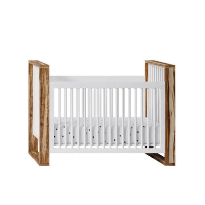 Milk Street Baby True Traditional Crib Acacia with Snow