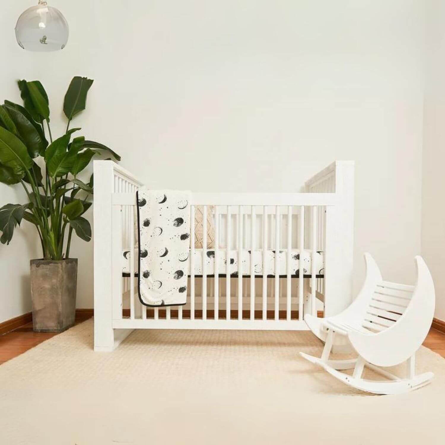 Milk Street Baby True Traditional Crib Snowstorm - Lifestyle