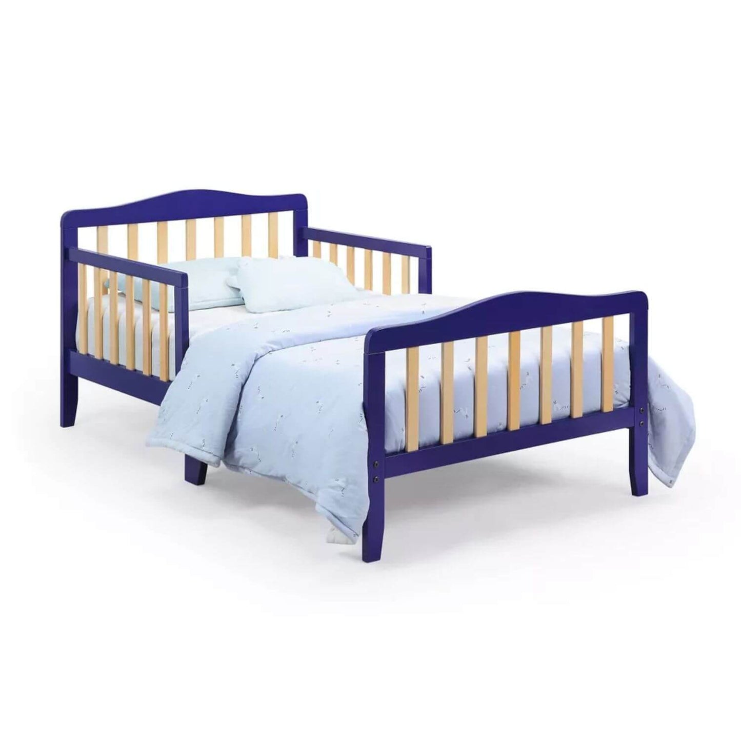 Twain Toddler Bed Blue/Natural