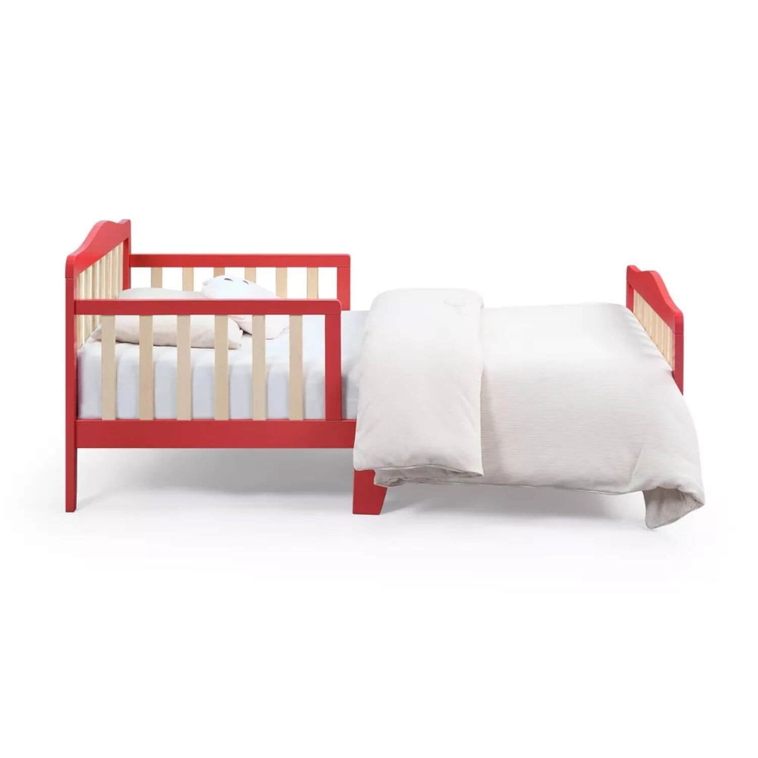 Twain Toddler Bed Coral/Natural