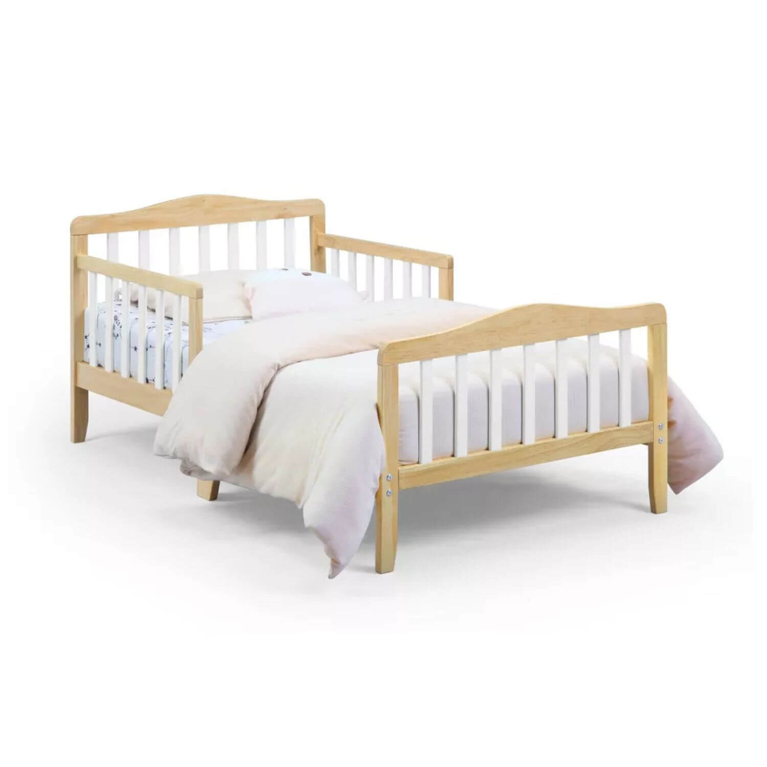 Twain Toddler Bed Natural/White