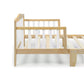 Detail of Twain Toddler Bed Natural/White