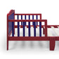 Detail of Twain Toddler Bed Red/Blue