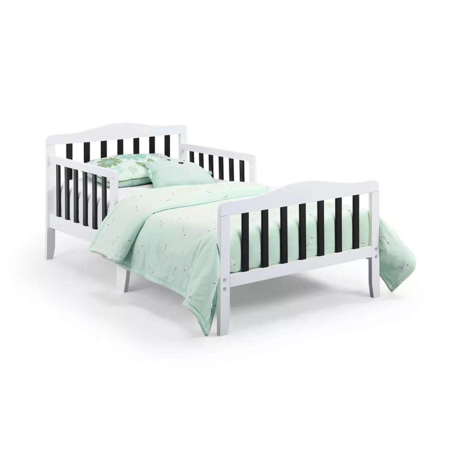 Twain Toddler Bed White/Black