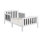 Twain Toddler Bed White/Black