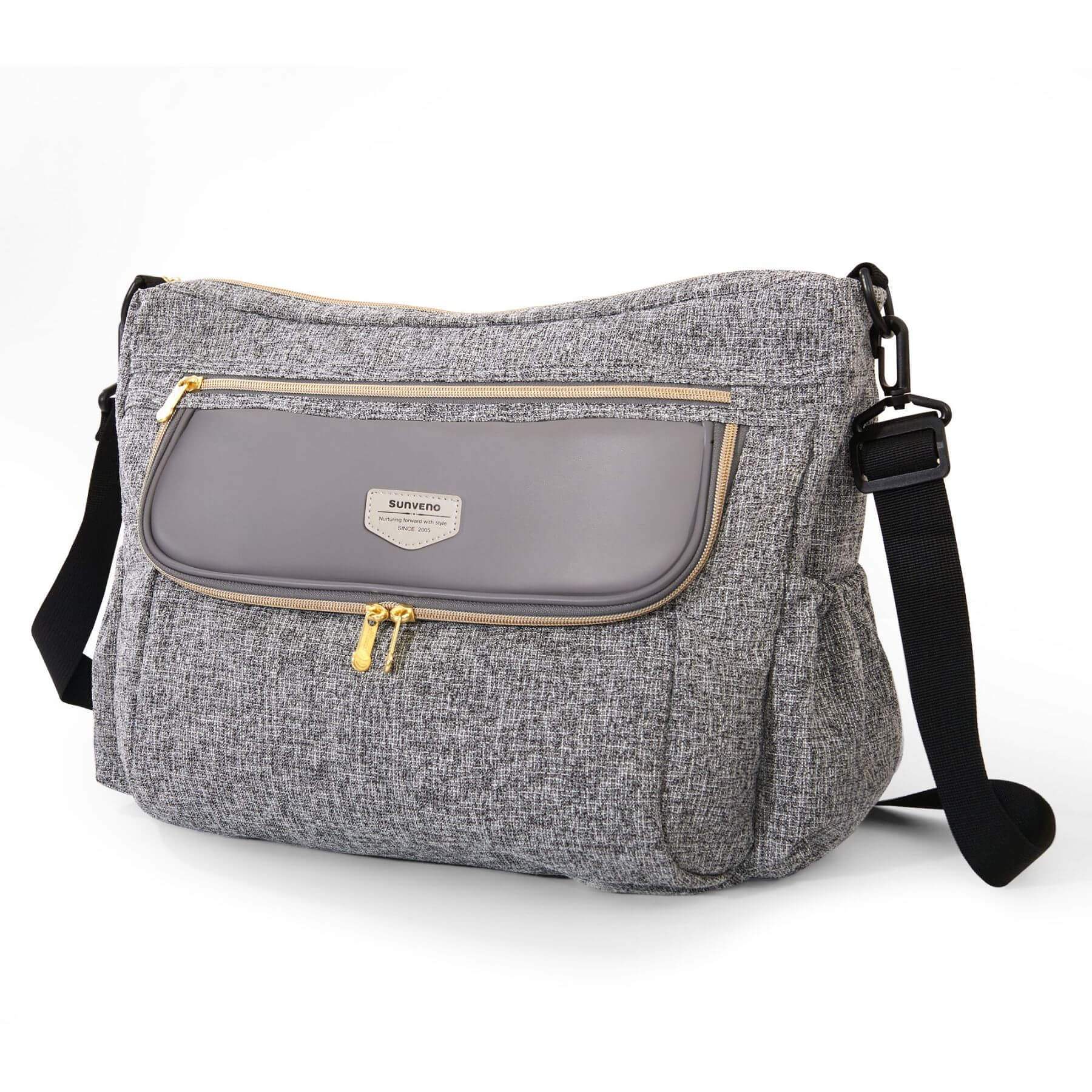 Tweed Luxe Stroller Organizer Grey
