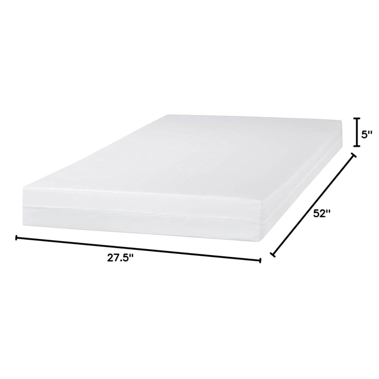 Oxford Baby Twilight Lightweight Dual Stage Crib & Toddler Mattress