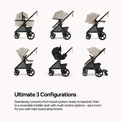 Mompush Ultimate 3 - Sand with multiple configurations on a white background