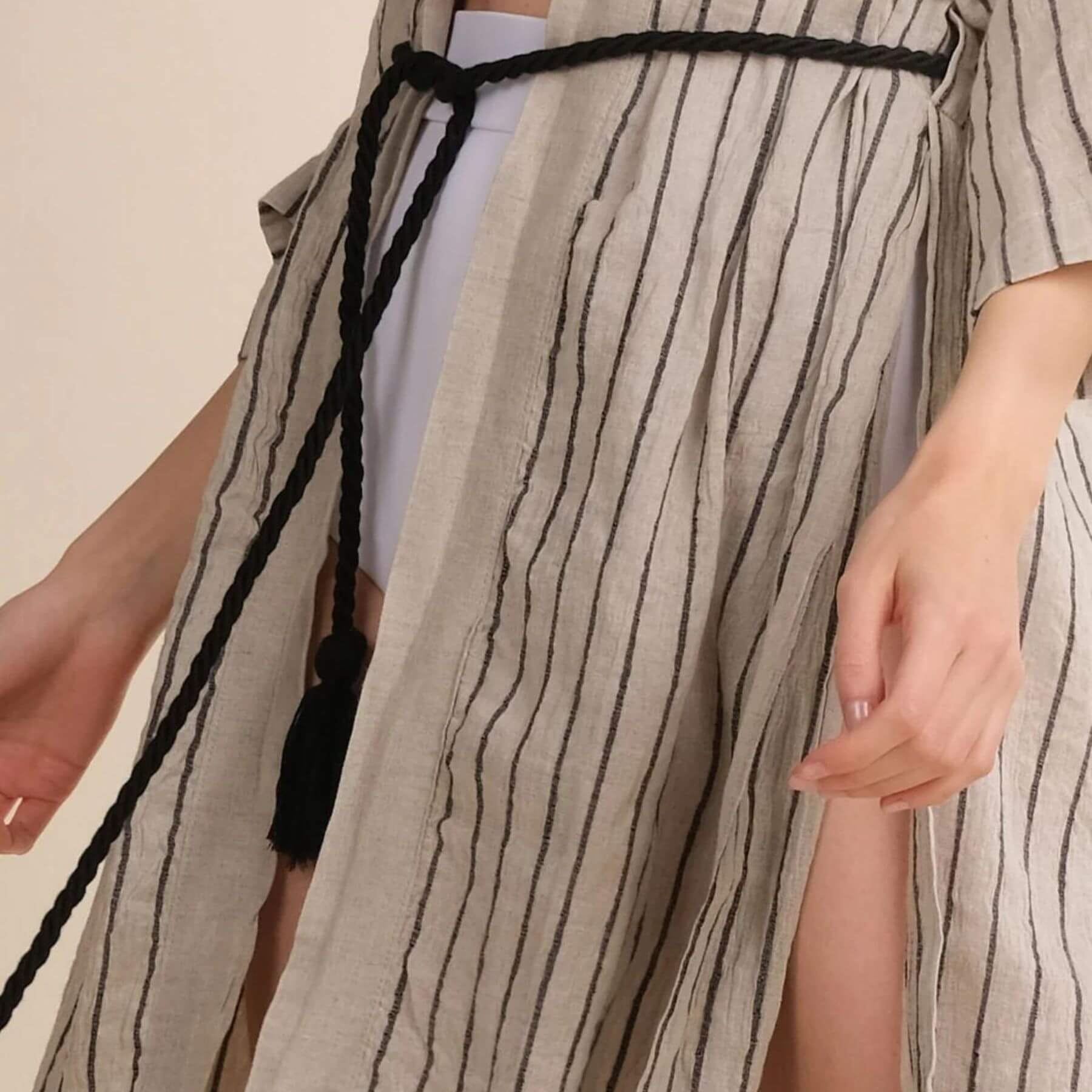 Detail of Unique Love Design Kimono Stripes