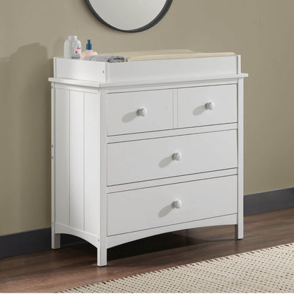 Oxford Baby Universal RTA 3-Drawer Dresser | Snow White