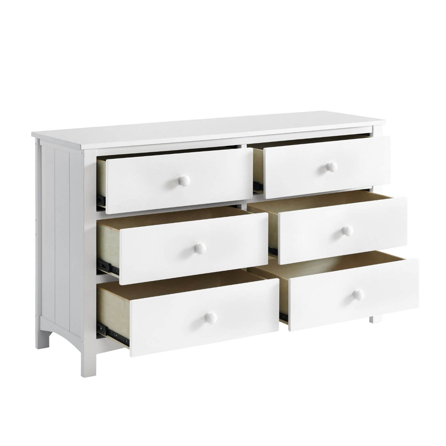 Oxford Baby Universal RTA 6-Drawer Dresser | Snow White