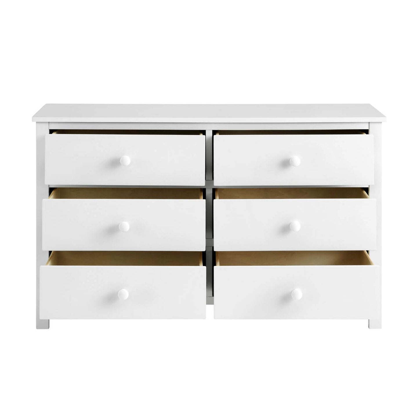Oxford Baby Universal RTA 6-Drawer Dresser | Snow White