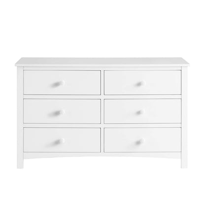 Oxford Baby Universal RTA 6-Drawer Dresser | Snow White