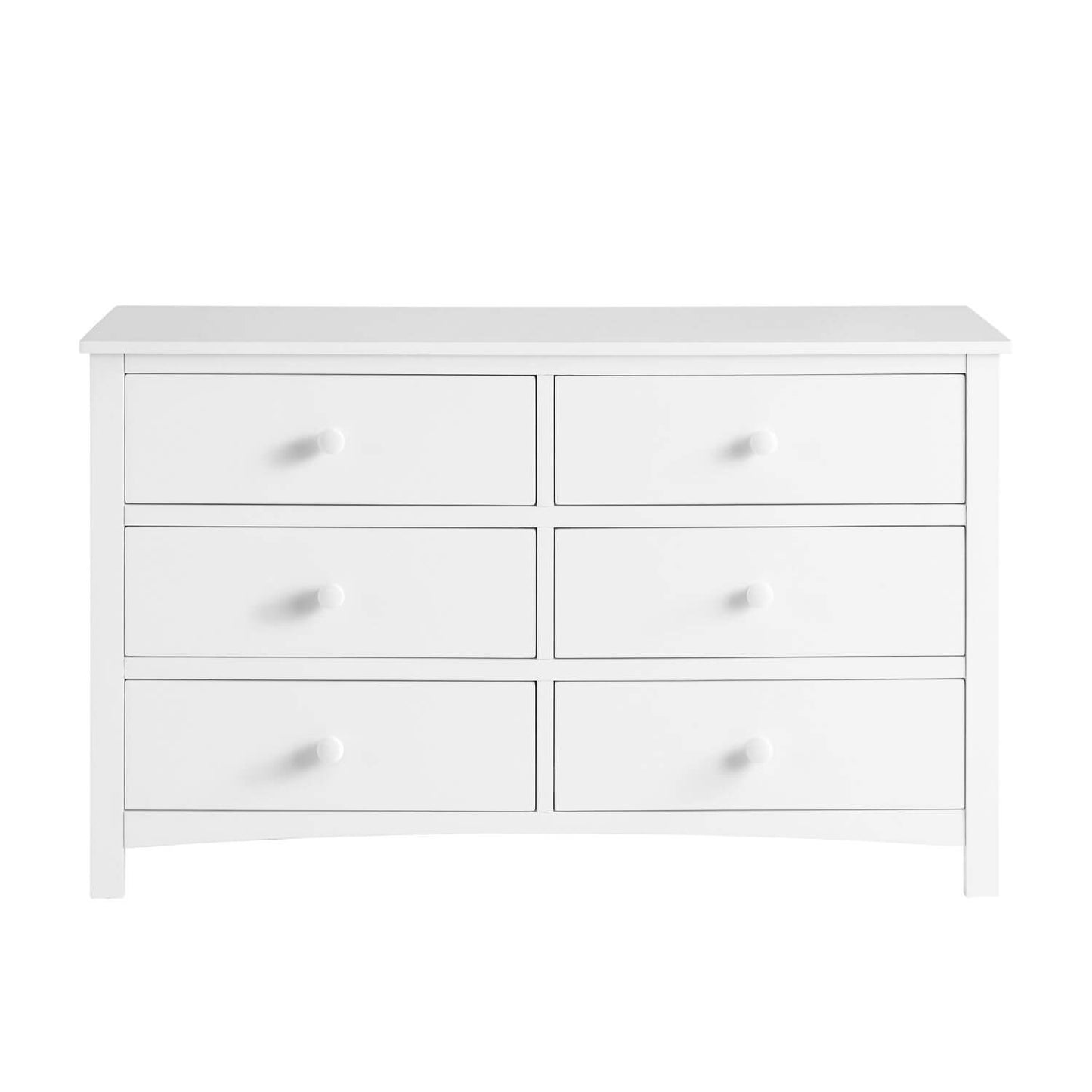 Oxford Baby Universal RTA 6-Drawer Dresser | Snow White