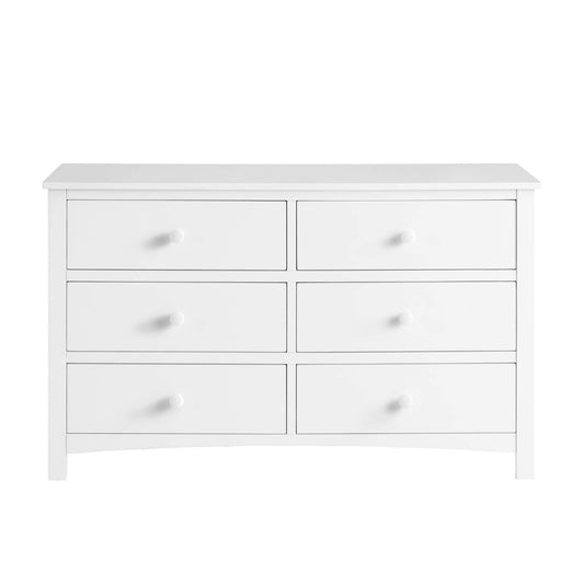Oxford Baby Universal RTA 6-Drawer Dresser | Snow White