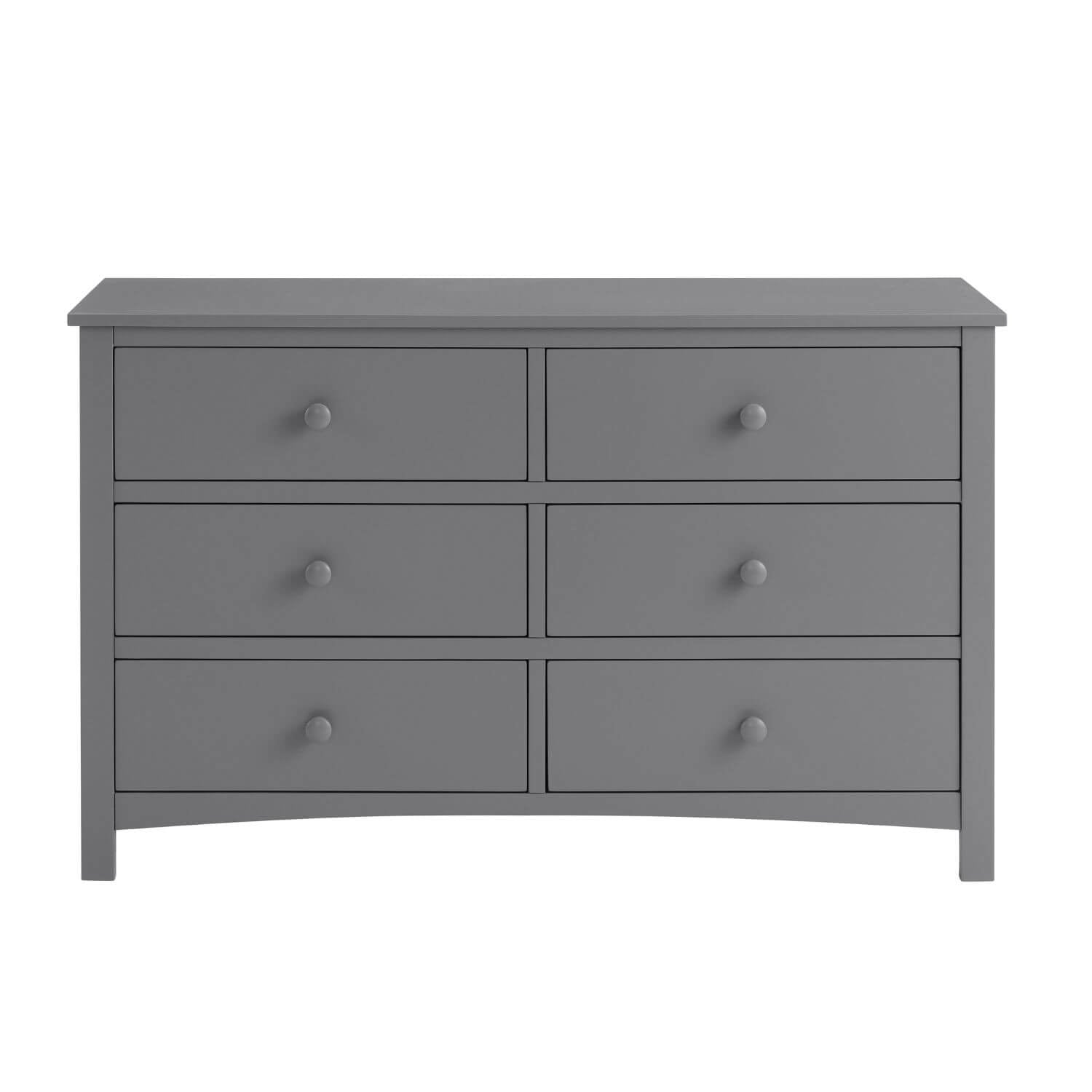 Oxford Baby Universal RTA 6-Drawer Dresser | Dove Gray