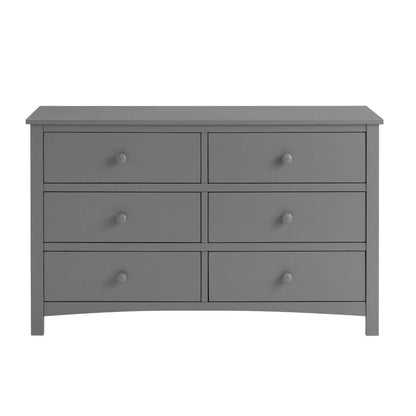 Oxford Baby Universal RTA 6-Drawer Dresser | Dove Gray