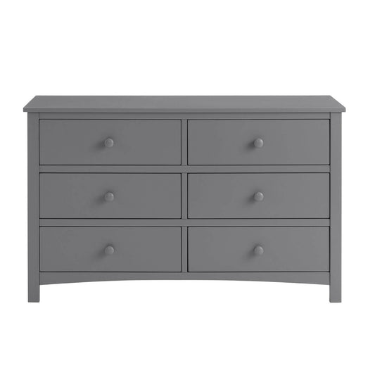 Oxford Baby Universal RTA 6-Drawer Dresser | Dove Gray