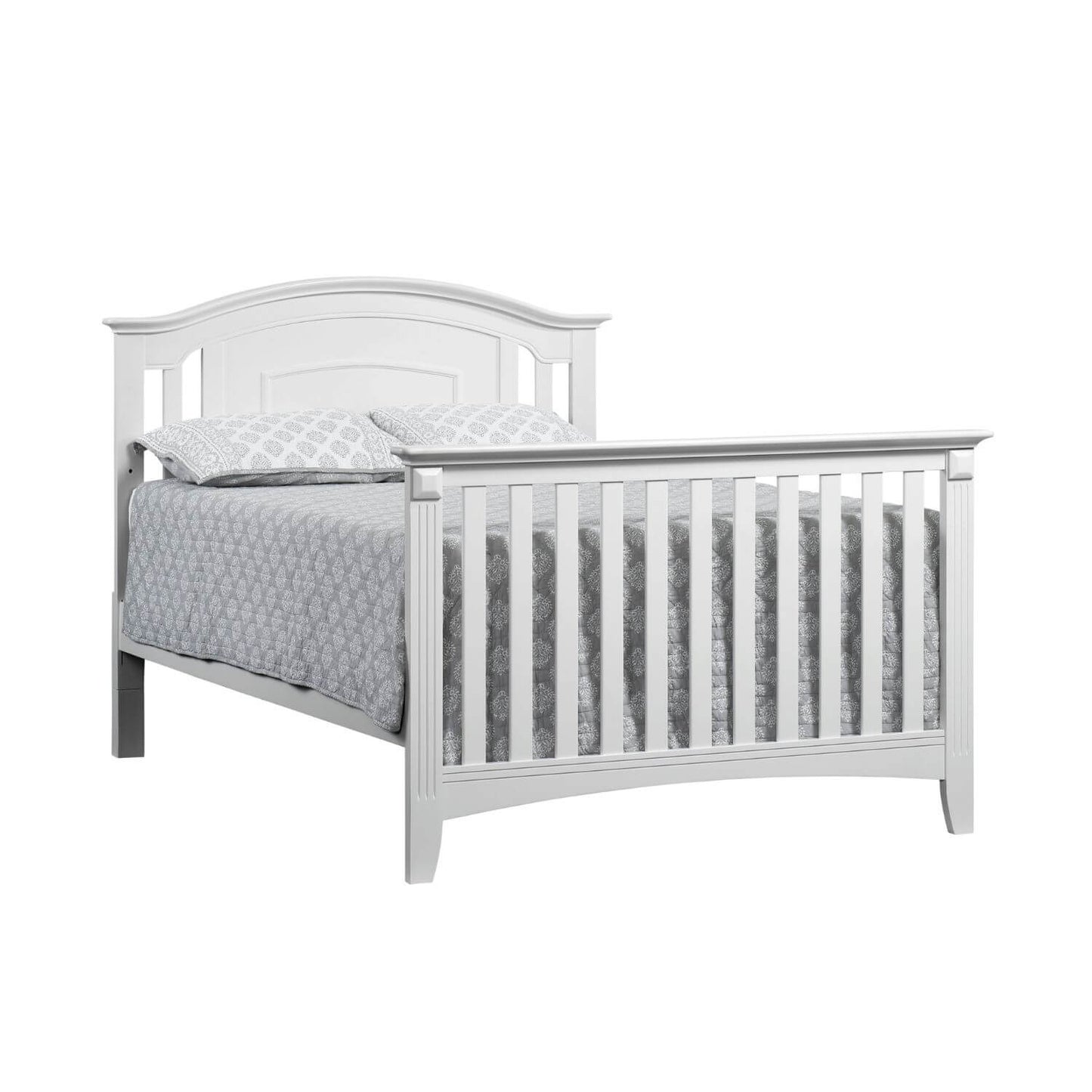 Oxford Baby Universal Full Bed Conversion Kit in White | Willowbrook 4-in-1 Crib