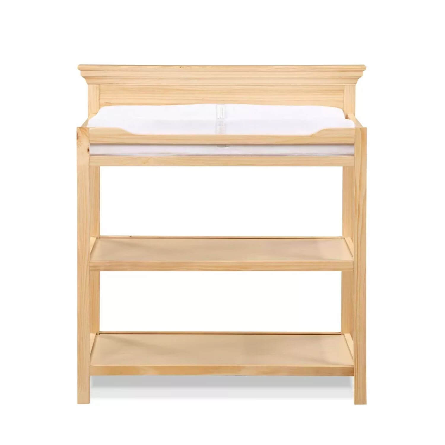 Front View of Suite Bebe Universal Changing Table Natural