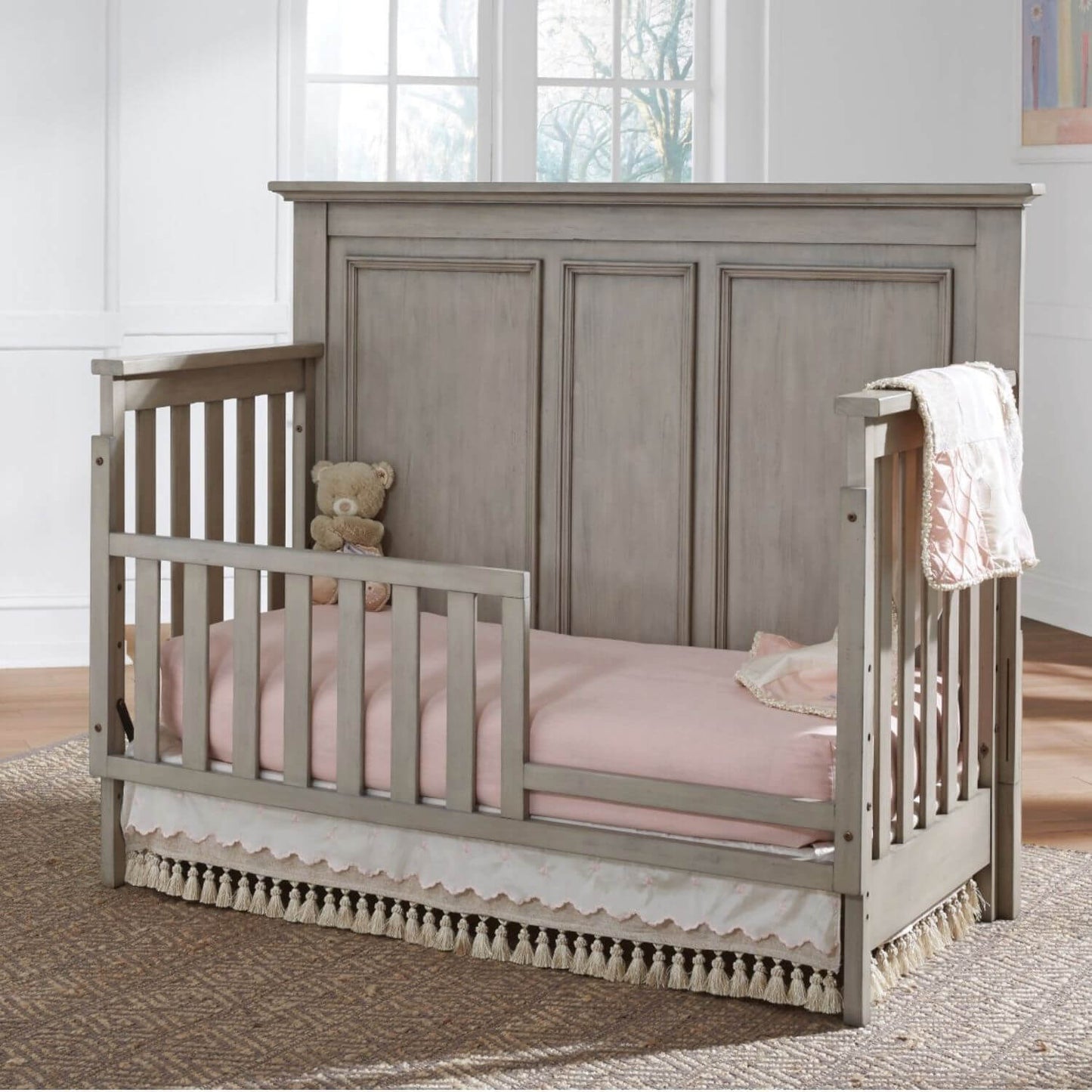 Oxford Baby Universal Guard Rail for Kenilworth 4-in-1 Crib | Stone Wash