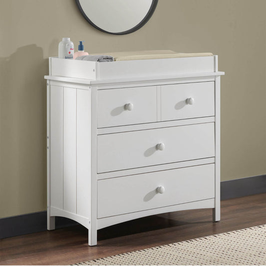 Oxford Baby Universal Changing Topper For 3-Drawer Dresser | Snow White