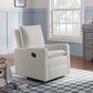 Oxford Baby Uptown Swivel Rocker and Recliner | Boucle White